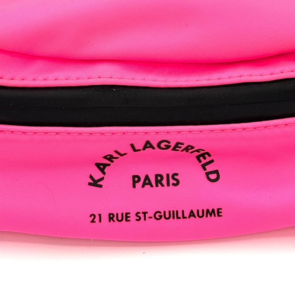 Karl Lagerfeld Paris Neon Pink Belt Bag